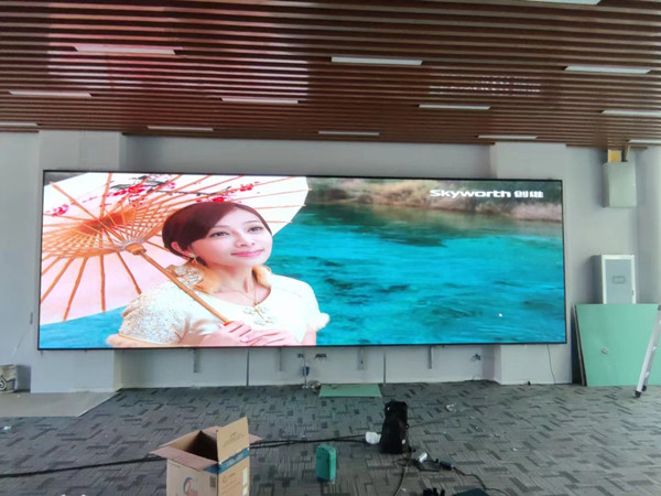 P1.53led小间距屏安装案例